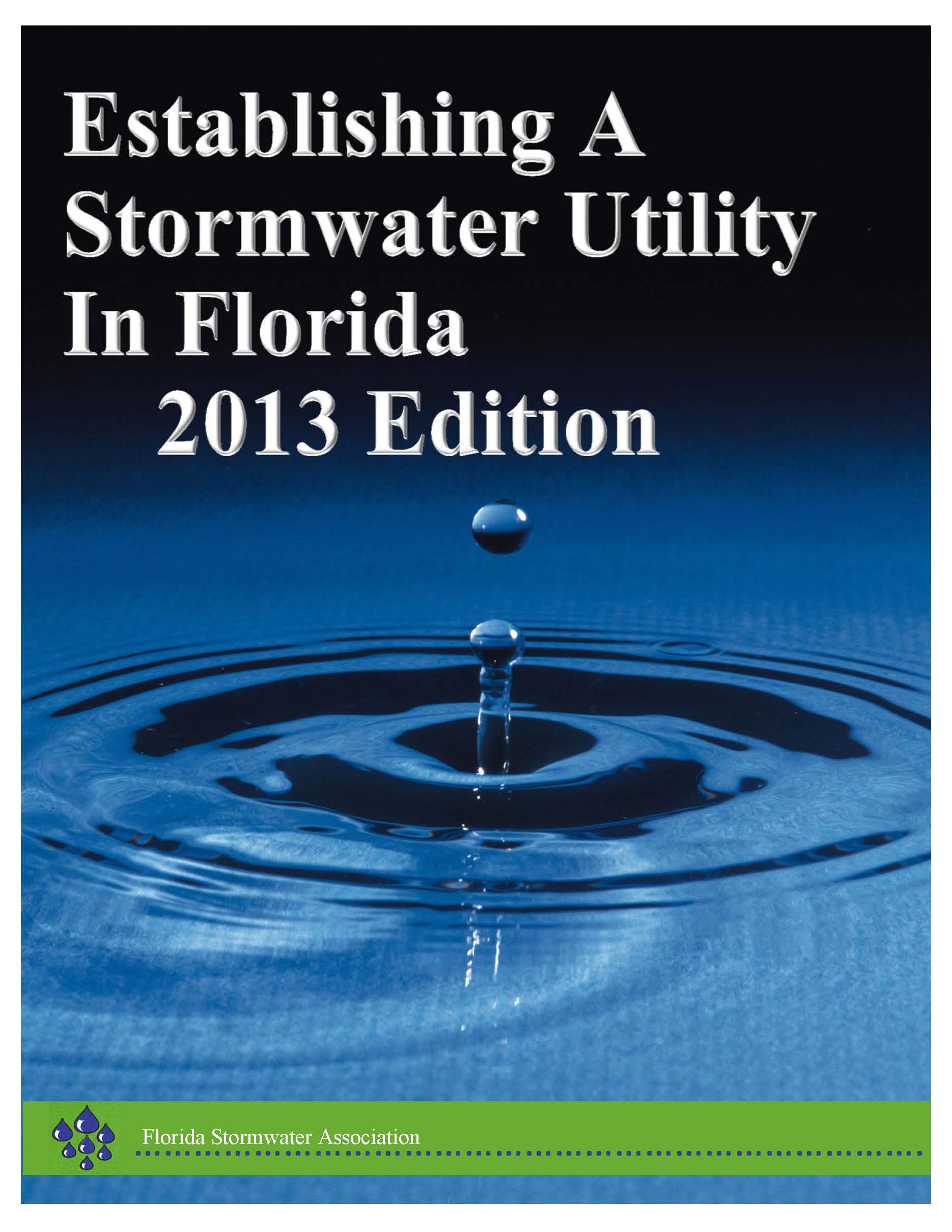 Manual for Establishing Stormwater Utilities in Florida